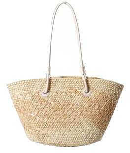 Women's Turks Woven Straw Tote Bag In Tan