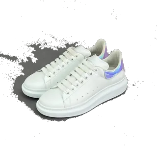 Alexander McQueen Leather White Lowtop Sneakers 7 Men
