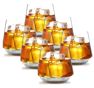 15.8oz. Handmade Crystal Whiskey Glass