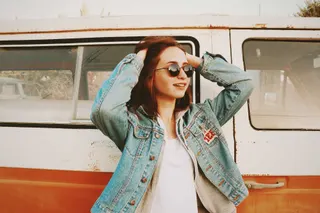 Photo with shirt and glasses