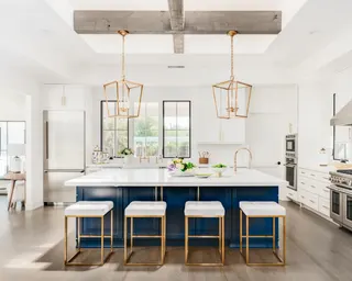 A kitchen island