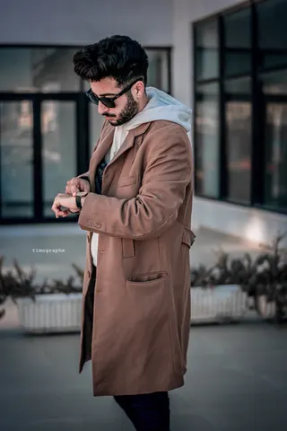 Photo with white shirt and glasses