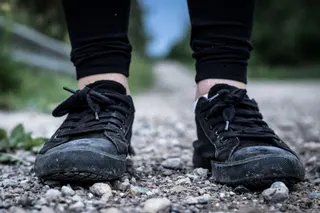Photo with footwear
