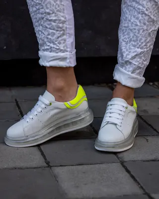 Photo with trousers and sneakers
