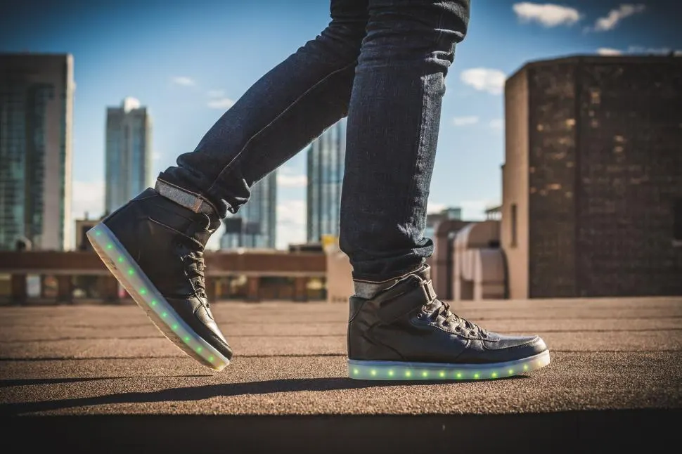 Photo with trousers and boot